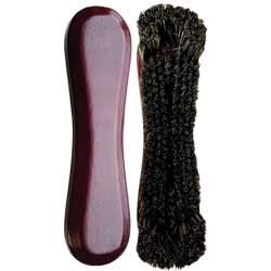 Standard 10.5" Horse Hair Pool Table Brush - Mahogany Standard 10.5" Horse Hair Pool Table Brush - Mahogany