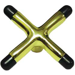 Brass X Bridge Head