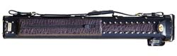 Sterling Black and Brown Pro Pool Cue Case for 2 Cues