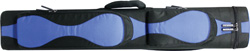 Sterling Black/Blue Wave Pool Cue Case for 4 cues