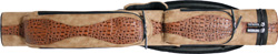 Sterling Tan/Brown Wave Pool Cue Case for 3 cues