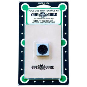 Cue Cube and Shaft Slicker Combo Cue Cube and Shaft Slicker Combo