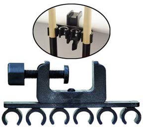 Porper 6 Cue Clamp Holder Porper 6 Cue Clamp Holder