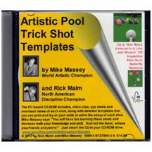 Artistic Pool Trick Shot Templates CD