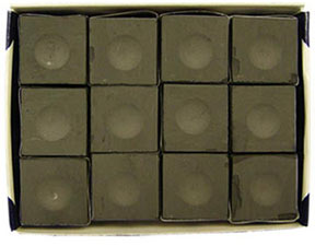 Silver Cup Chalk, Charcoal, 12 Piece Box