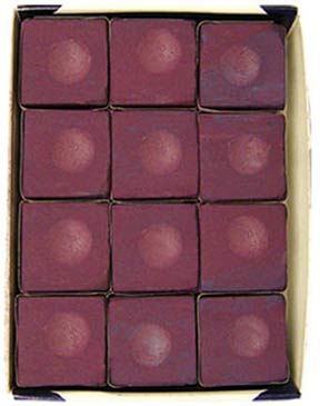 Silver Cup Chalk, Plum, 12 Piece Box