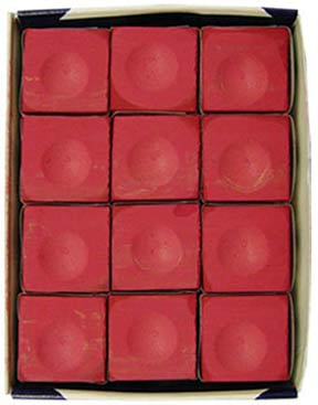 Silver Cup Chalk, Red, 12 Piece Box
