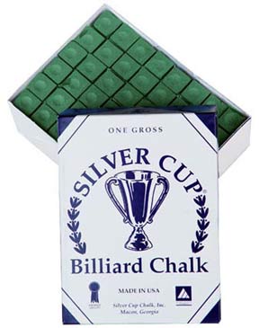 Silver Cup Chalk, Green, 144 Piece Box Silver Cup Chalk, Green, 144 Piece Box