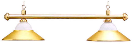 Deluxe Solid Brass Table Light, 2 Brass/Glass Shades Deluxe Solid Brass Table Light, 2 Brass/Glass Shades