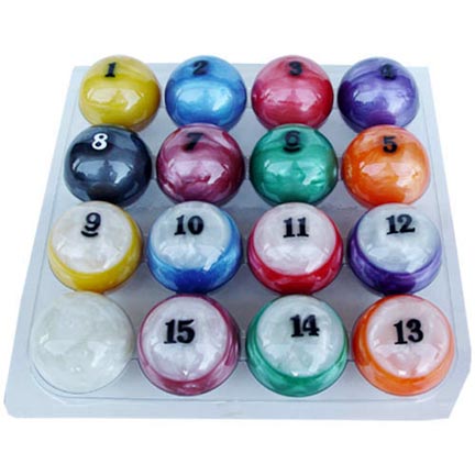 Sterling Designer Candy Pool Balls Set