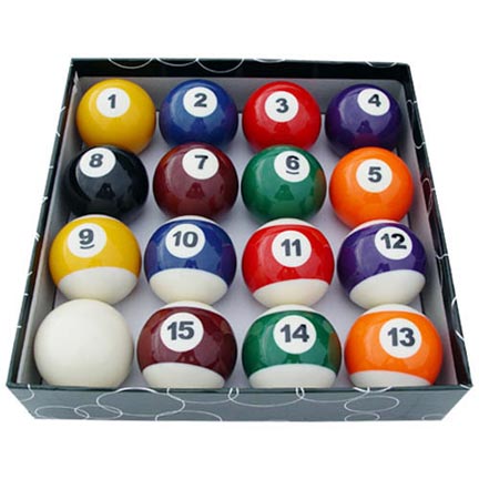 Standard Pool Balls
