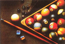 Antique Billiards Print