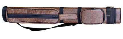 Sterling Brown Hard Pool Cue Case for 2 Cues Sterling Brown Hard Pool Cue Case for 2 Cues