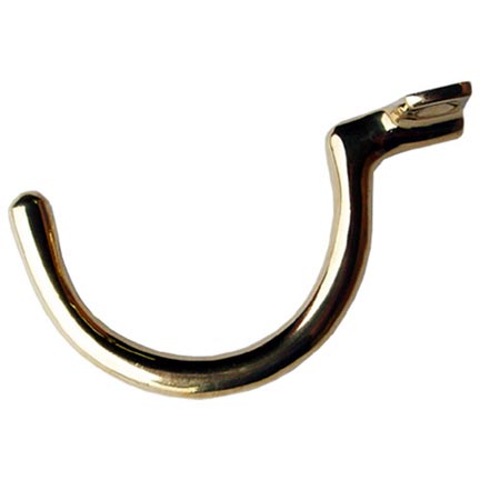 Small Brass Table Hook, Bottom Mounting Small Brass Table Hook, Bottom Mounting