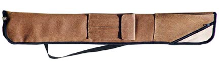Sterling Brown Angora Pool Cue Case for 2 Cues Sterling Brown Angora Pool Cue Case for 2 Cues