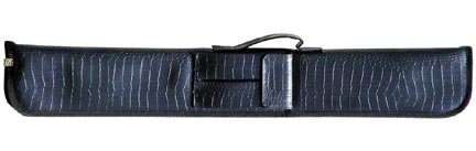 Sterling Black Alligator Pool Cue Case for 2 Cues Sterling Black Alligator Pool Cue Case for 2 Cues