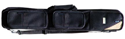 Sterling Black Angora Pool Cue Case for 4 Cues Sterling Black Angora Pool Cue Case for 4 Cues