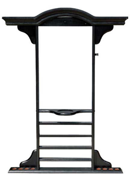 Sterling Deluxe Wood Wall Rack, Black, Holds 8 Cues, Set of Pool Sterling Deluxe Wood Wall Rack, Black, Holds 8 Cues, Set of Pool