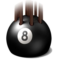 8 Ball Floor Cue Rack